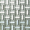 Silver Color Mix Aluminium Glass Mosaic